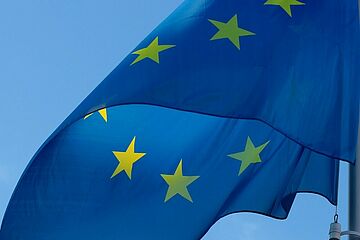 Die Flagge der Europäischen Union