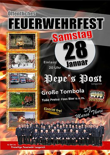 Plakat Feuerwehrfest 2017