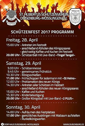 Schützenfest Duisenburg 2017